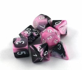 CHX 26430 Gemini Black-Pink/White 7-Die Set