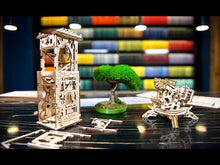 Load and play video in Gallery viewer, UGEARS Archballista Tower mechanical model kit
