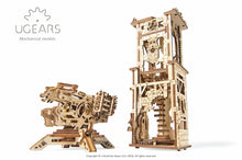 Load image into Gallery viewer, UGEARS Archballista Tower mechanical model kit
