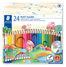 Load image into Gallery viewer, COLOURED PENCILS STAEDT ERASABLE PK 24