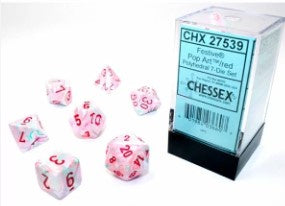 CHX 27539 Festive Polyhedral Pop Art/red 7-Die set