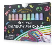 Load image into Gallery viewer, Silver Rainbow Markers