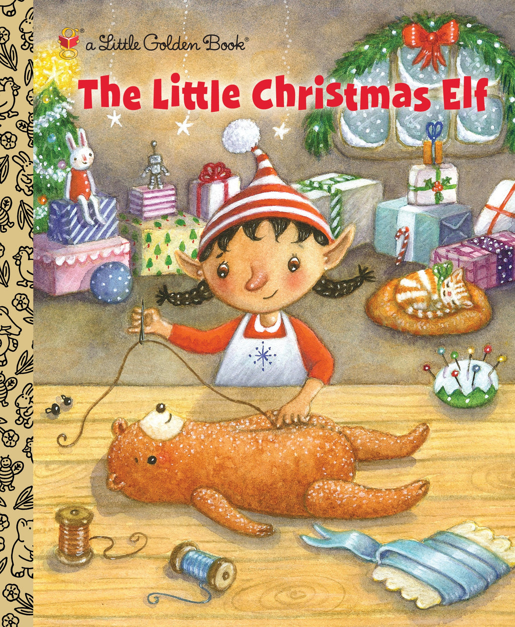 The Little Christmas Elf: A Little Golden Book