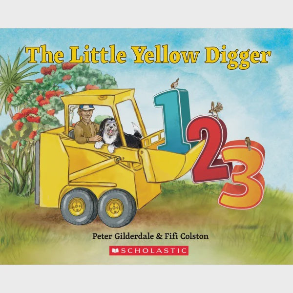 The Little Yellow Digger 123 – Tawa Books & Post