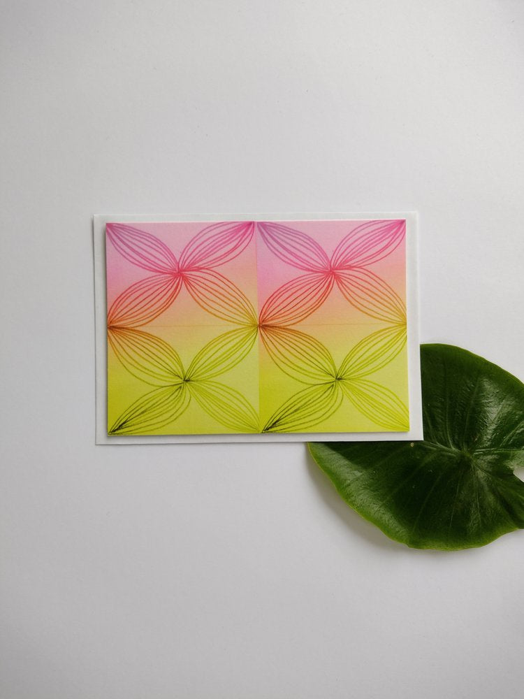 Pasifika Putiputi (flower) card