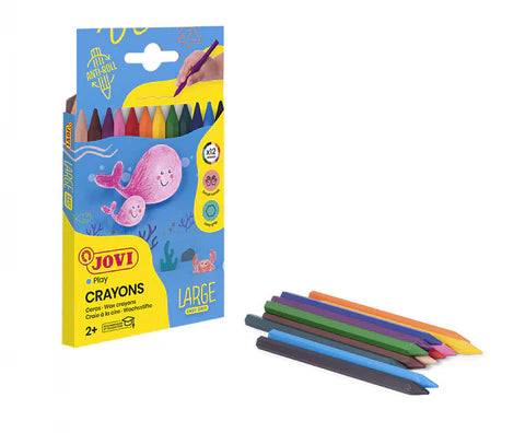 CRAYONS JOVI PLASTIC PK 12