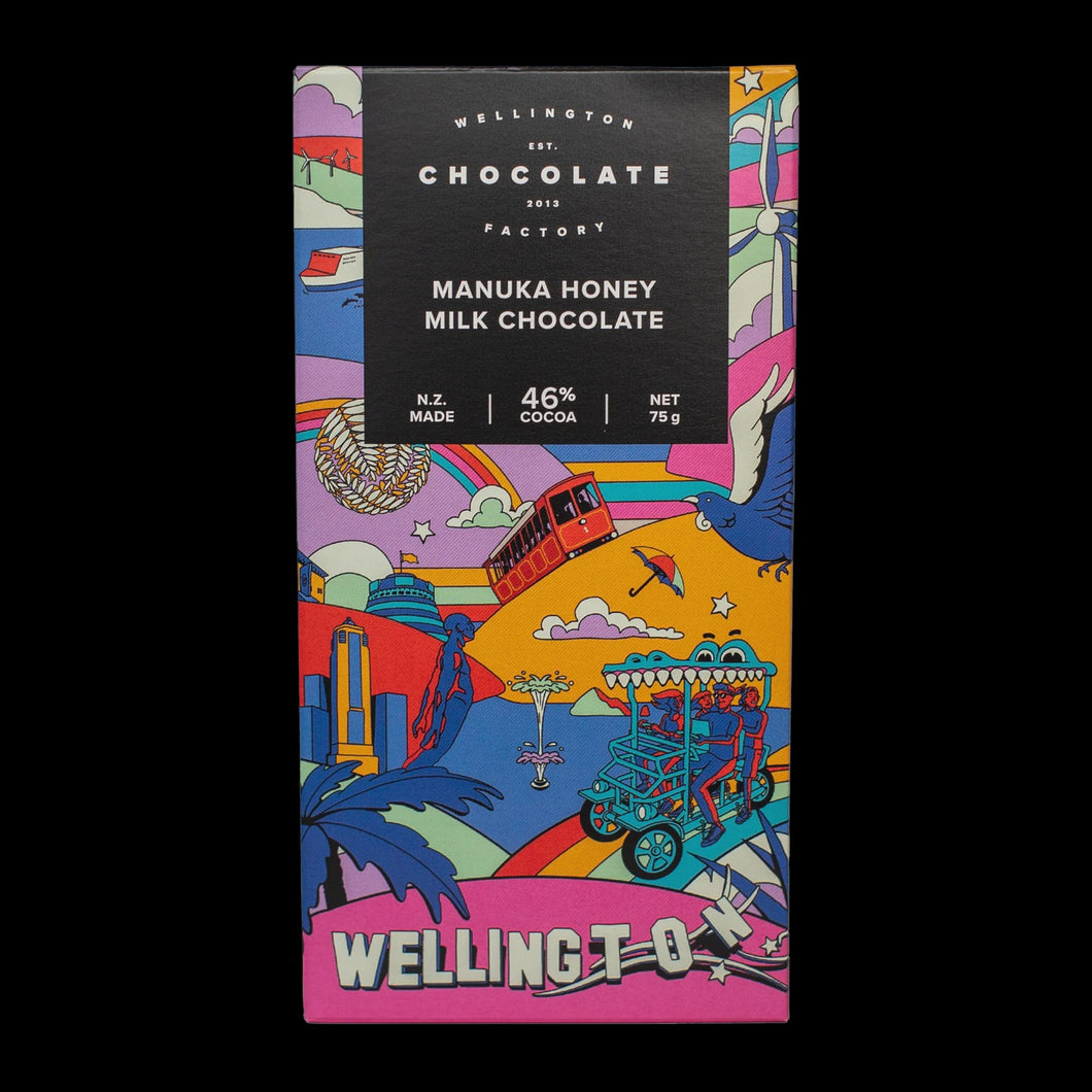 WCF Manuka Honey Milk 75g bar