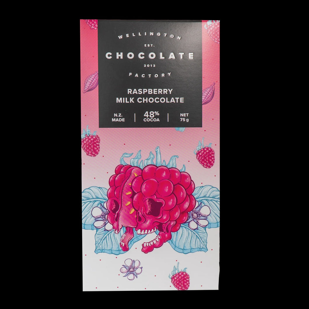 WCF Raspberry Milk 75g bar