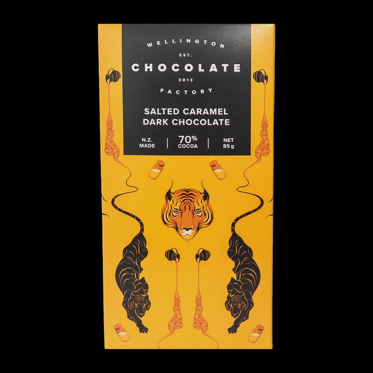 WCF Salted Caramel Dark Chocolate 85g Bar