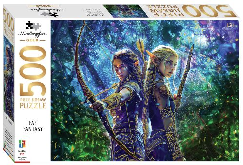 Mindbogglers Gold 500pc Fae Fantasy Jigsaw
