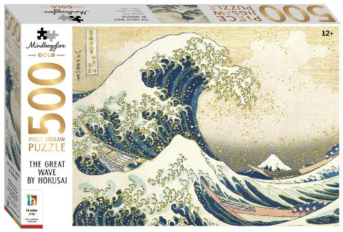 Mindbogglers Gold 500pc Jigsaw Great Wave