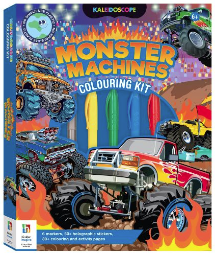Kaleidoscope Colouring Kit Monster Trucks
