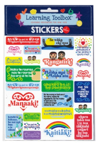NZ Stickers Te Reo Proverbs 15x17cm