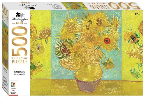 Mindbogglers Gold 500pc Van Gogh Sunflowers
