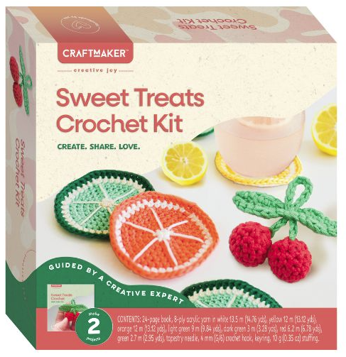 Craft Make Sweet Treats Crochet Kit – Tawa Books & Post