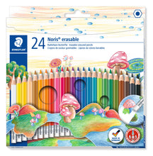 Load image into Gallery viewer, COLOURED PENCILS STAEDT ERASABLE PK 24
