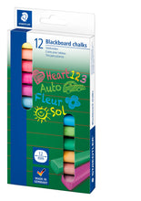 Load image into Gallery viewer, BLACKBOARD CHALK COLOURED 12 PK

