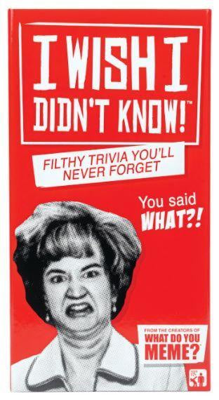 I WISH I DIDN'T KNOW