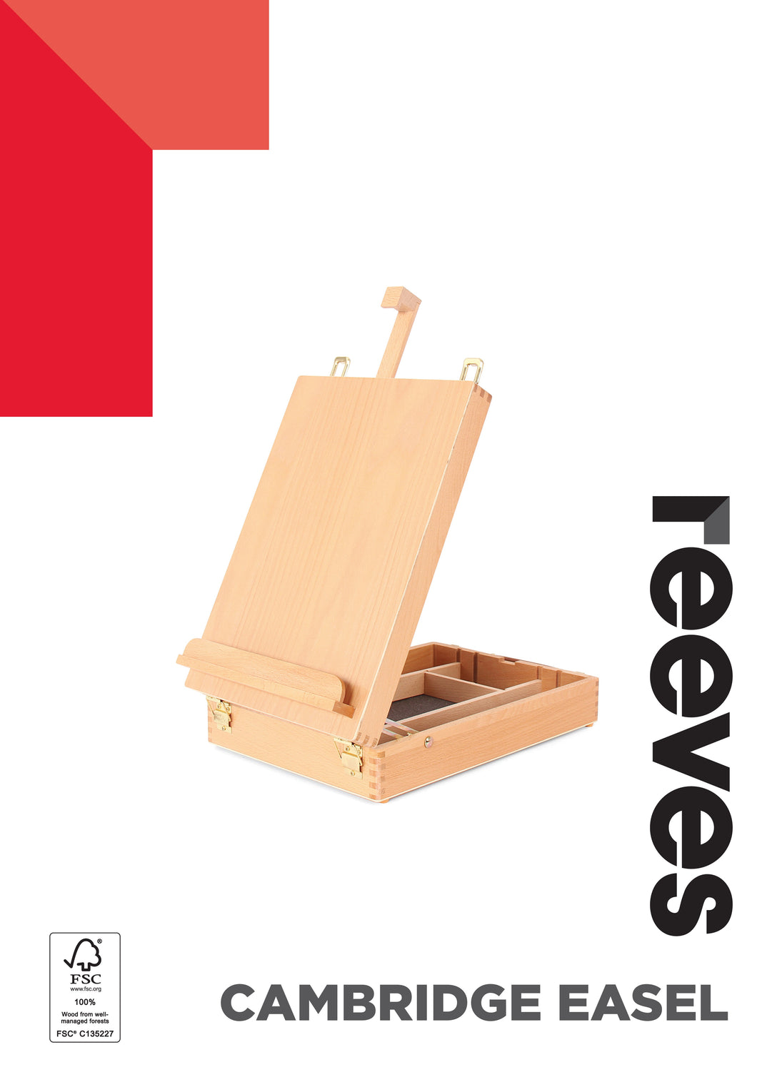 REEVES CAMBRIDGE TABLE EASEL [ FSC 100% ]