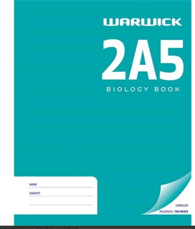 LECTURE BOOK WARW 2A5 UNRULED 94LF