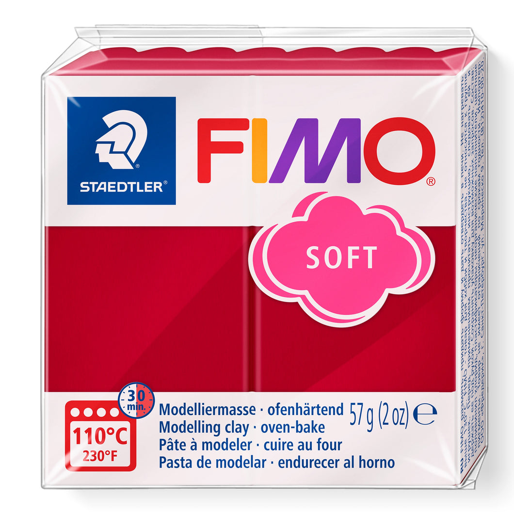 Modelling Clay FIMO Soft 57G Cherry Red