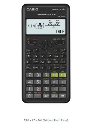 CASIO FX82AUPLUSII2 SCIENTIFIC CALCULATOR