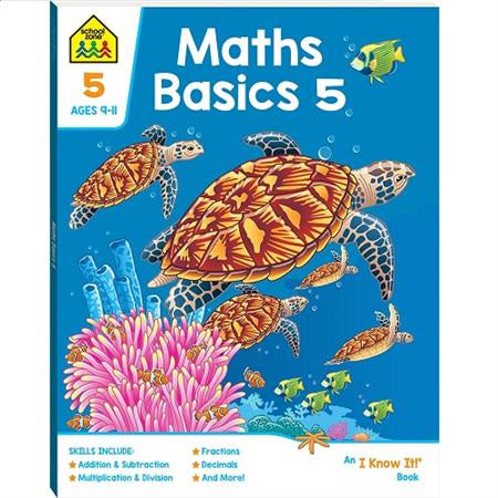 School Zone Maths Basics 5 An I Know It Book