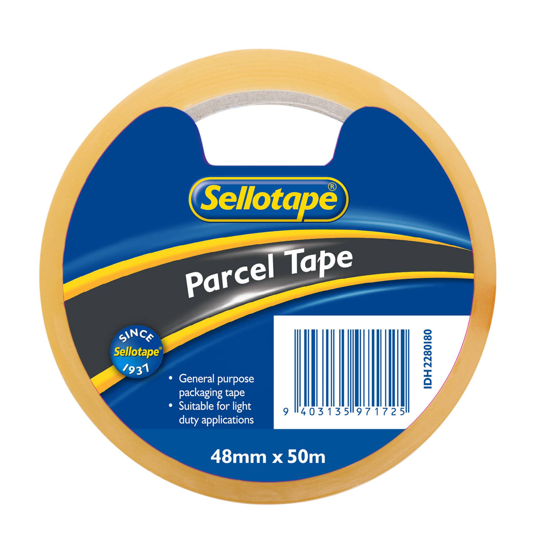 Sellotape Parcel Tape Clear 48mmx50m