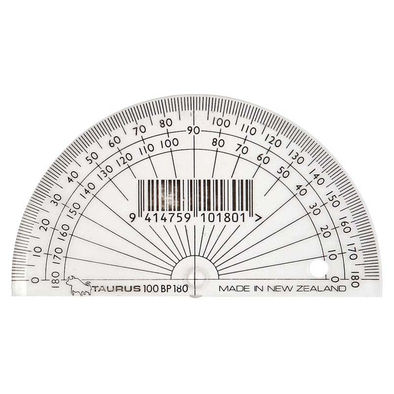 PROTRACTOR 180 100MM