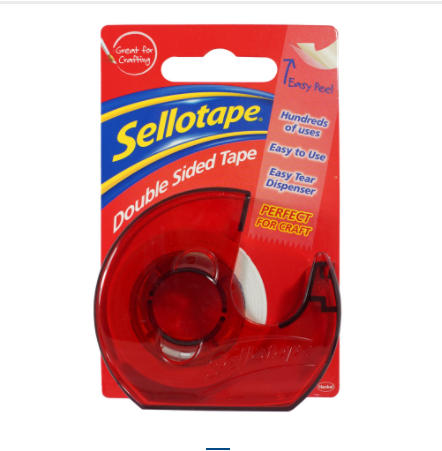 TAPE S/TAPE DOUBLE SIDED 15MMX5M DISPENS