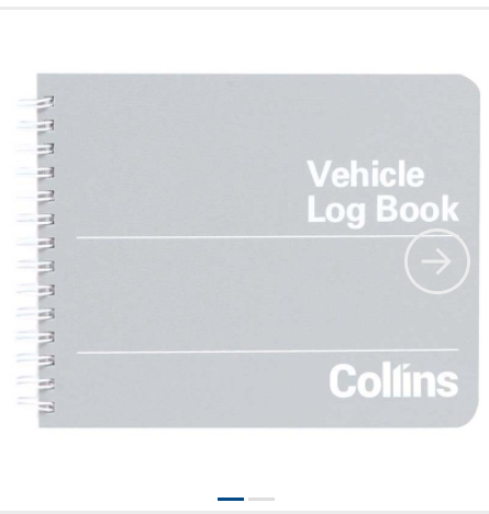 Collins Vehicle Log Book Wiro 53 leaf