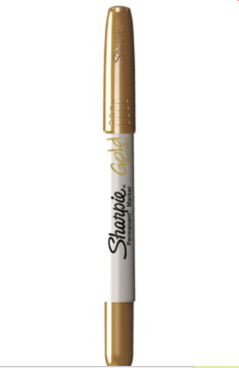 MARKER SHARPIE METALLIC GOLD PERMANENT