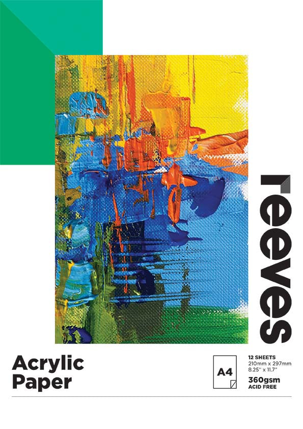 ACRYLIC PAD REEVES 360GSM A4