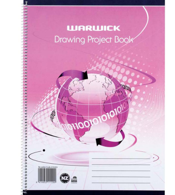 PROJECT BOOK WARW SPIRAL RED 30LF