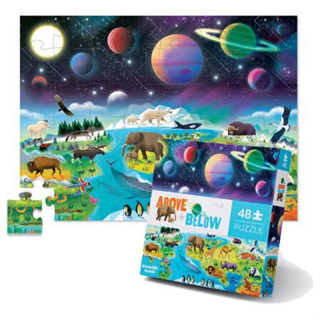 Croc Creek 48pc Puzzle Above & Below Earth & Space