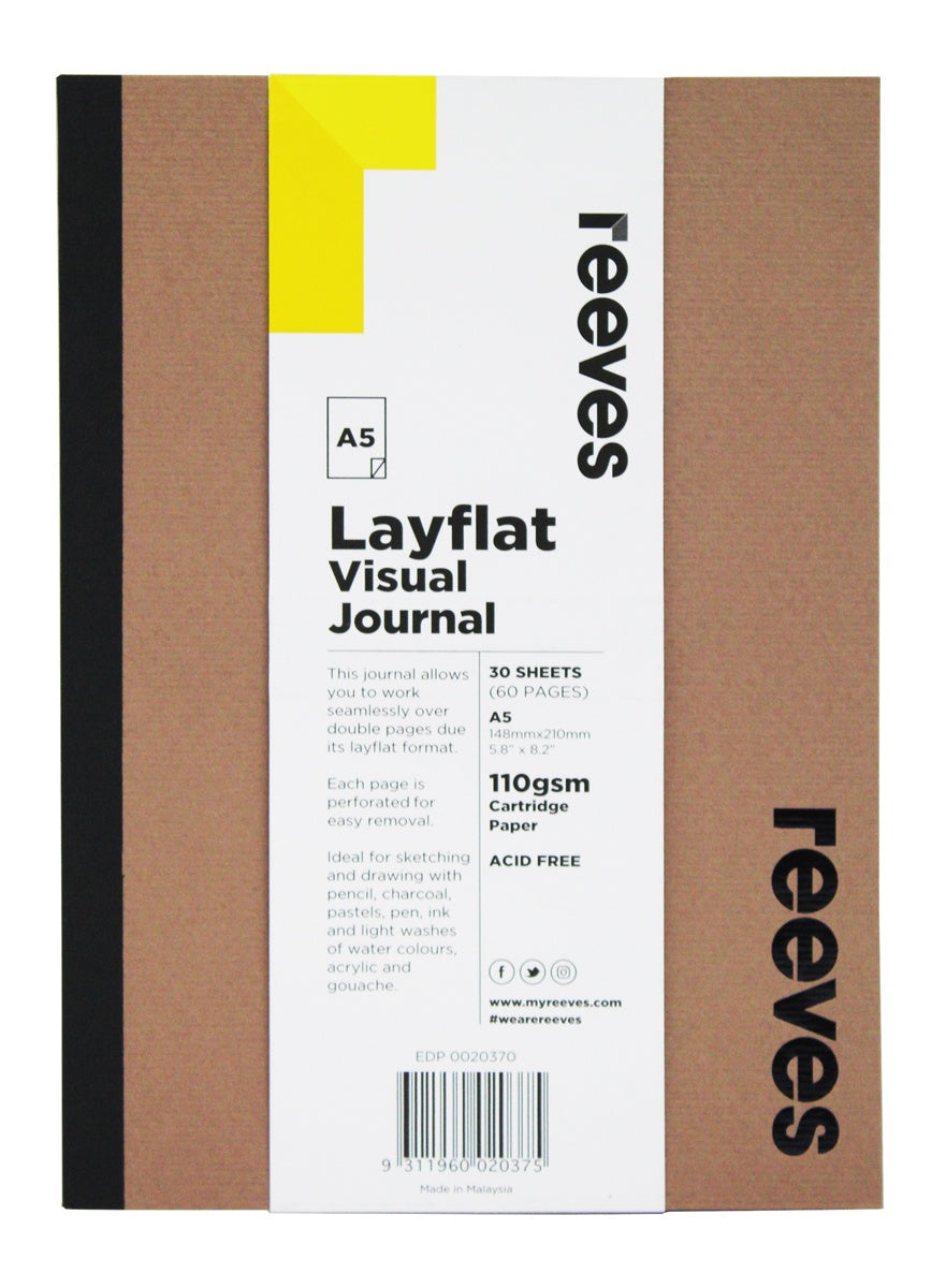 JOURNAL REEVES LAYFLAT KRAFT A5 30 SHTS