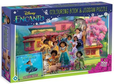 Encanto: Colouring Book & Jigsaw Puzzle (Disney: 100 Pieces)