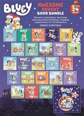 Bluey Advent Calendar Book Collection: Includes 24 story and activity books