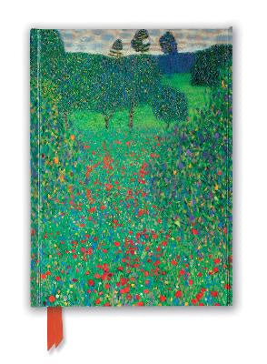 Gustav Klimt: Poppy Field Foiled Notebook