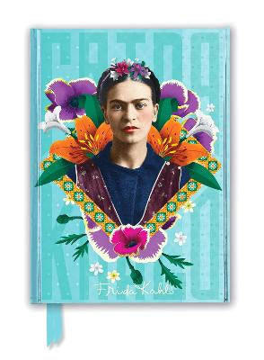 Frida Kahlo Blue Foiled Notebook