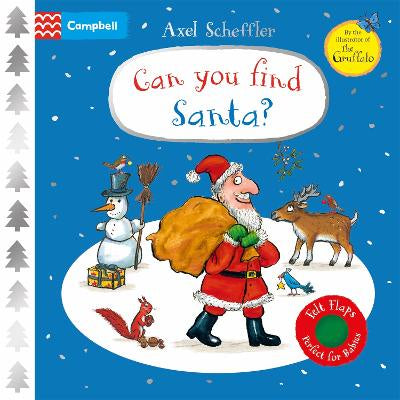 Can You Find Santa?: A Felt Flaps Book - the perfect Christmas gift for babies!
