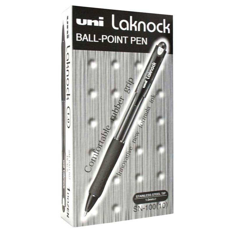 PEN UNI LAKNOCK MED BLACK 1.0mm Single pen