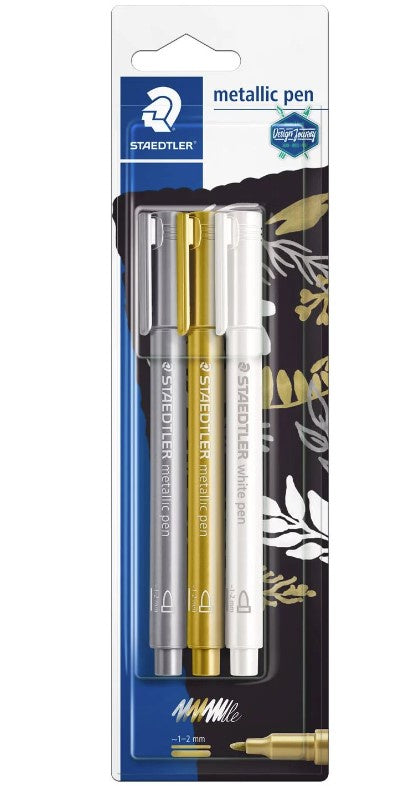 Metallic Pen Set of 3