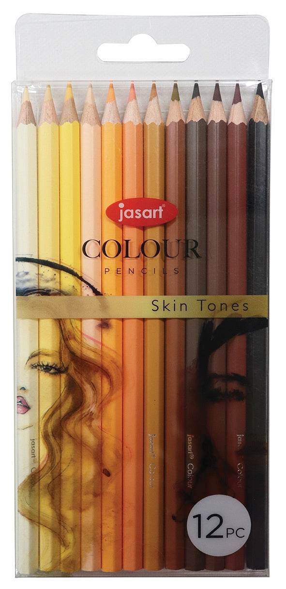 JASART STUDIO SKIN TONES PENCIL SET 12