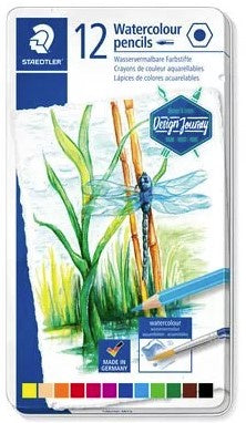 12 Watercolour Pencils