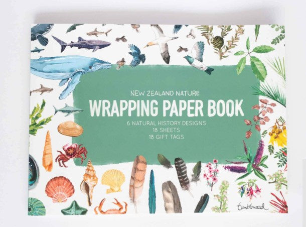 New Zealand Nature Wrapping Paper Book